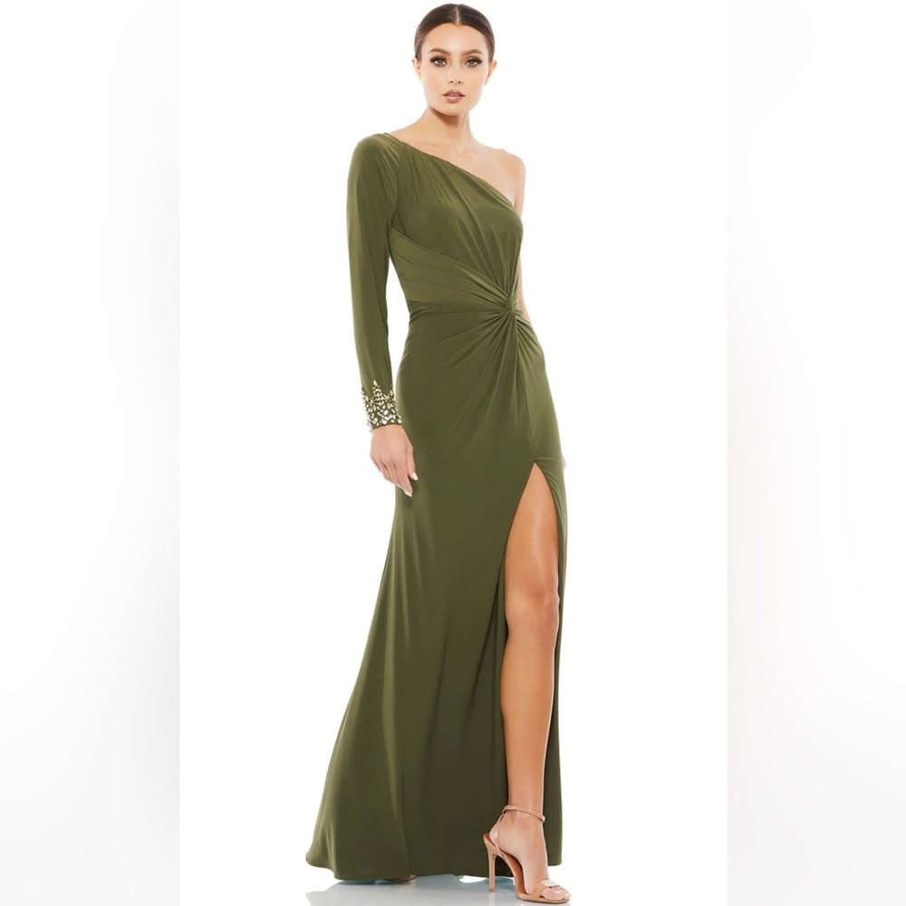 Mac Duggal 55696 - Twist Front Evening Gown | Couture Candy - Picture 1 of 4